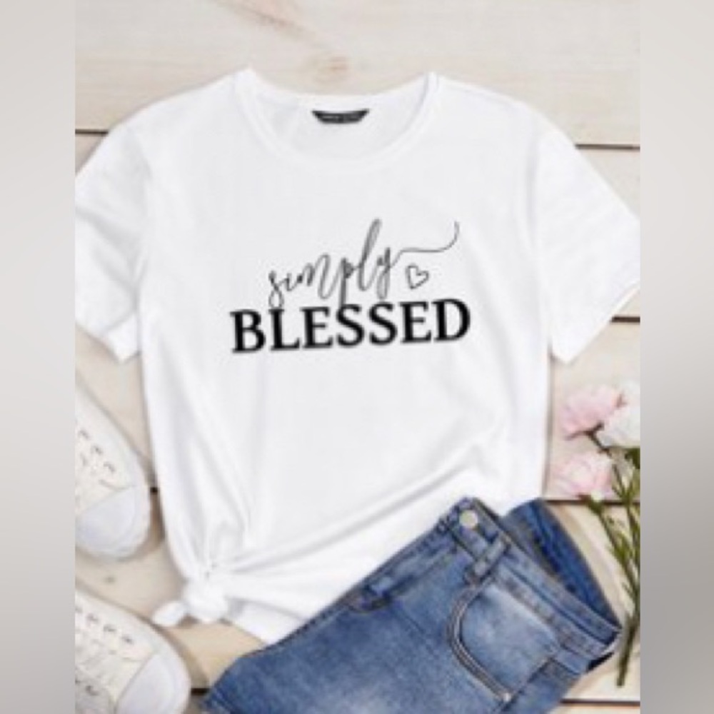 Simply Blessed Tee - Shein